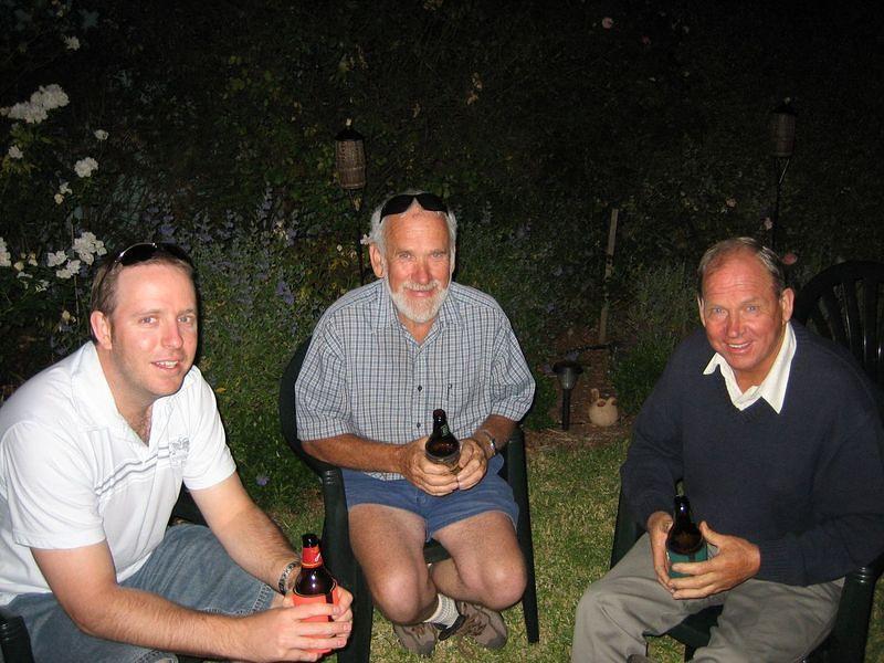 Peter Healy, Jim Lightbody and dad (Graham)