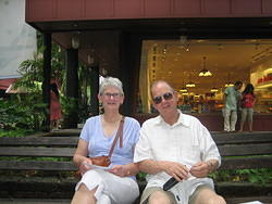 Maureen and Graham at Jim Thompson's House