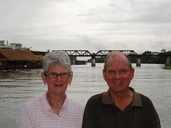 Maureen, Graham and the Bridge over River Kwai