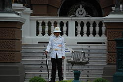 Guard at Grand Royal Palace