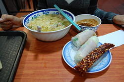 Vietnamese Noodle Soup, California Cold Rolls and a Bum Burner