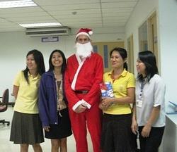 Santa Claus with the SIIT Girls