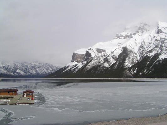 Frozen Lake near Banff 4
