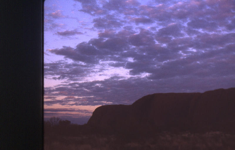 Ayers Rock in morning 1