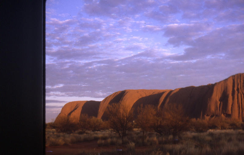 Ayers Rock in morning 2