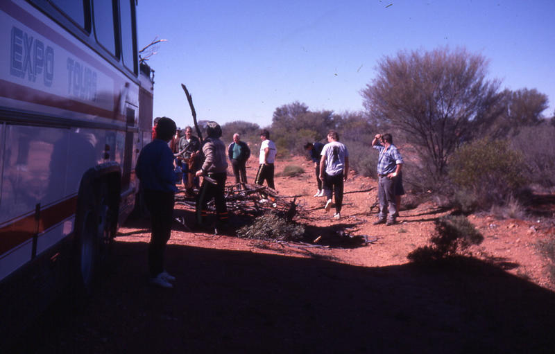 70 Wood for campfire at Ayers Rock