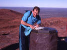 88 Graham on top of Ayers Rock