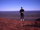 89 Michael on top of Ayers Rock