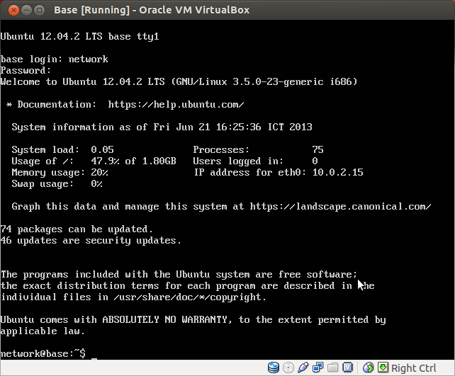 ubuntu virtual machine not full screen