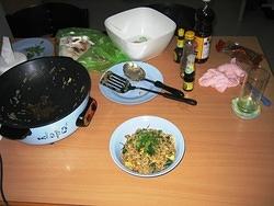 Ingredients for Pad Kee Mow