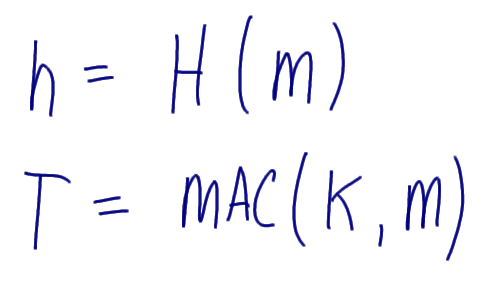 Hash Function vs MAC Function